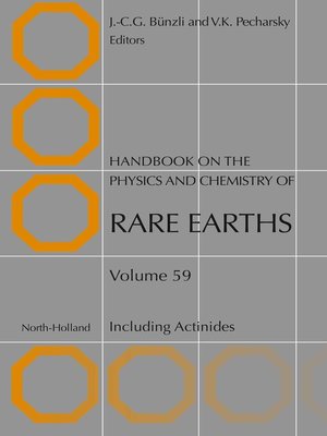 cover image of Handbook on the Physics and Chemistry of Rare Earths